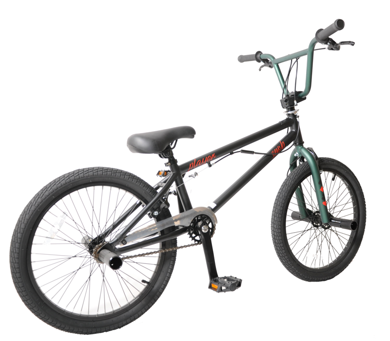 Snob Player BMX 20 Inch Wheel Kids Bike Black-1